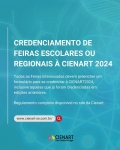 Credenciamento de Feiras Escolares ou Regionais  CIENART 2024